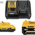 Dewalt DCB135C 2-Piece 12V 3 Ah / 5 Ah Lithium-Ion Batteries and Charger Starter Kit