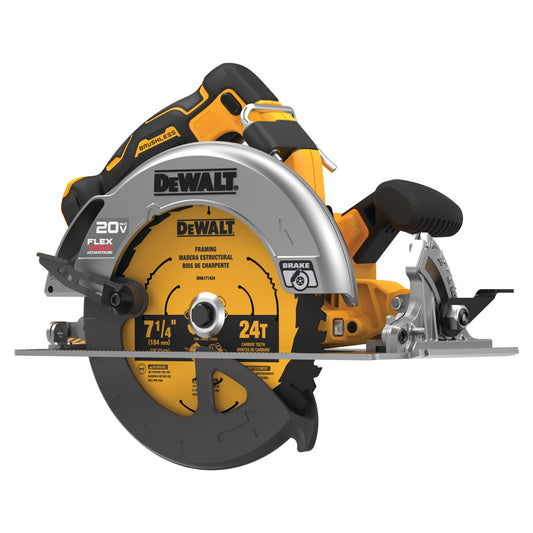 Dewalt DCS573B 20V MAX* 7-1/4 in. Brushless Cordless Circular Saw with FLEXVOLT Advantage™ (Tool Only)