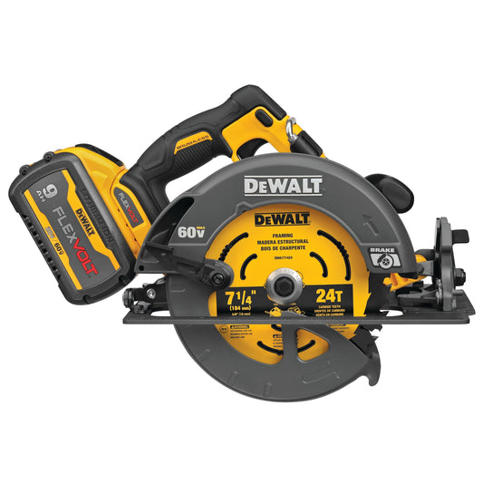 Dewalt DCS578X1 FLEXVOLT® 60V MAX* Brushless 7-1/4 in. Cordless Circular Saw with Brake Kit