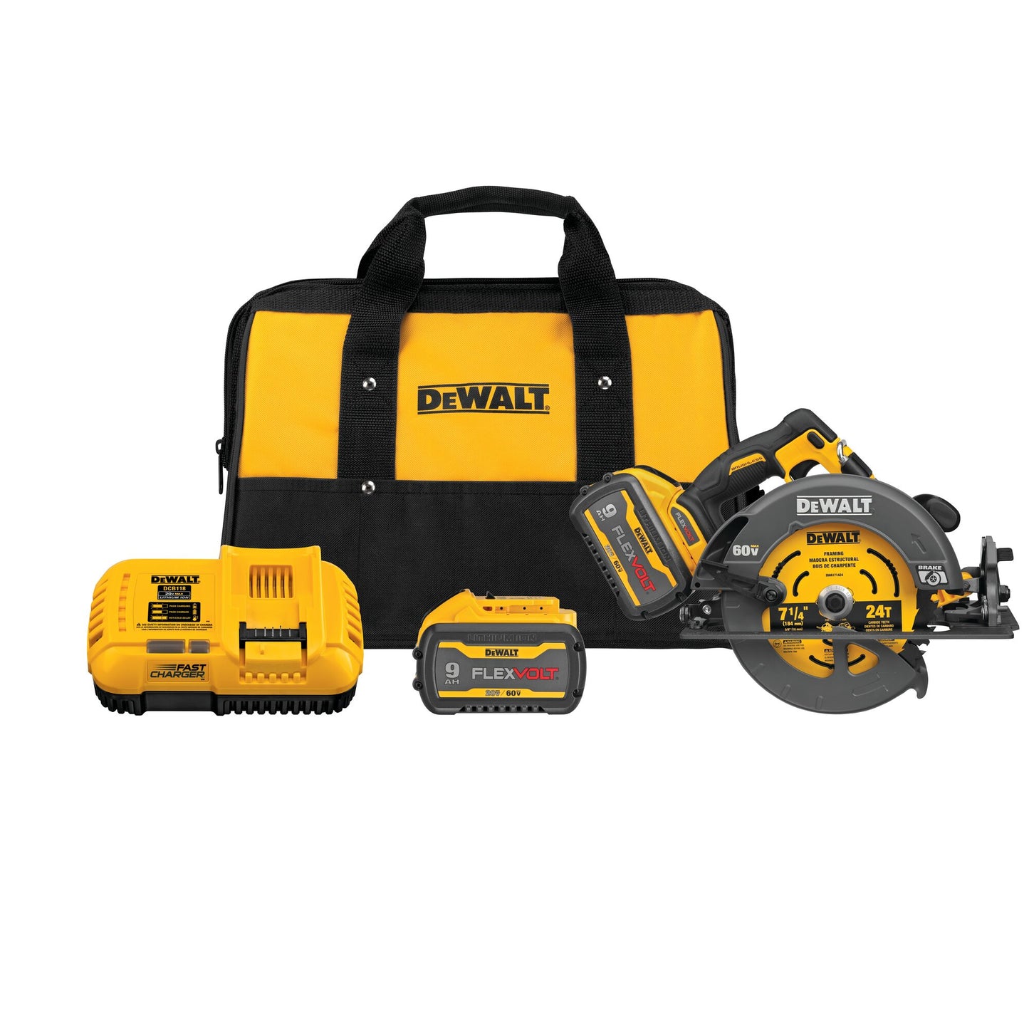 Dewalt DCS578X2 FLEXVOLT® 60V MAX* Brushless 7-1/4 in. Cordless Circular Saw with Brake Kit