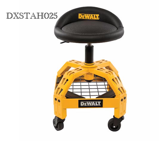 DEWALT DXSTAH025 Adjustable Shop Stool with Casters