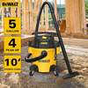 DEWALT DXV05P 5 Gallon Poly Wet/Dry Vacuum